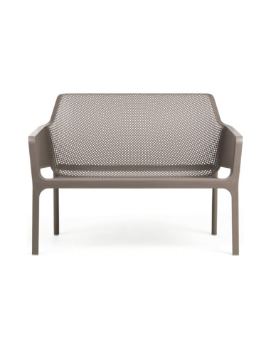 Banc en résine NET Nardi taupe