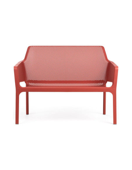 Banc en résine NET Nardi corail